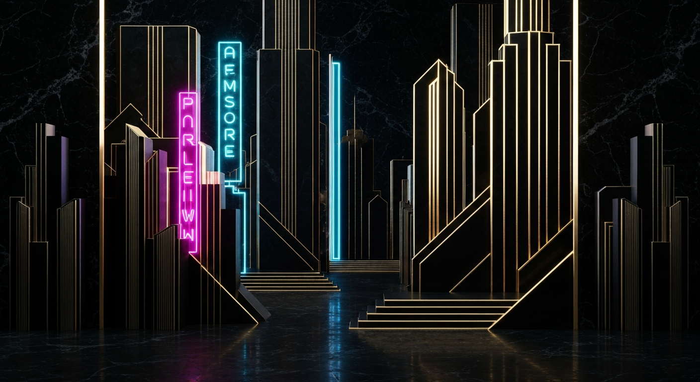 Imagen 4 - Art Deco / Neon Noir / Gold