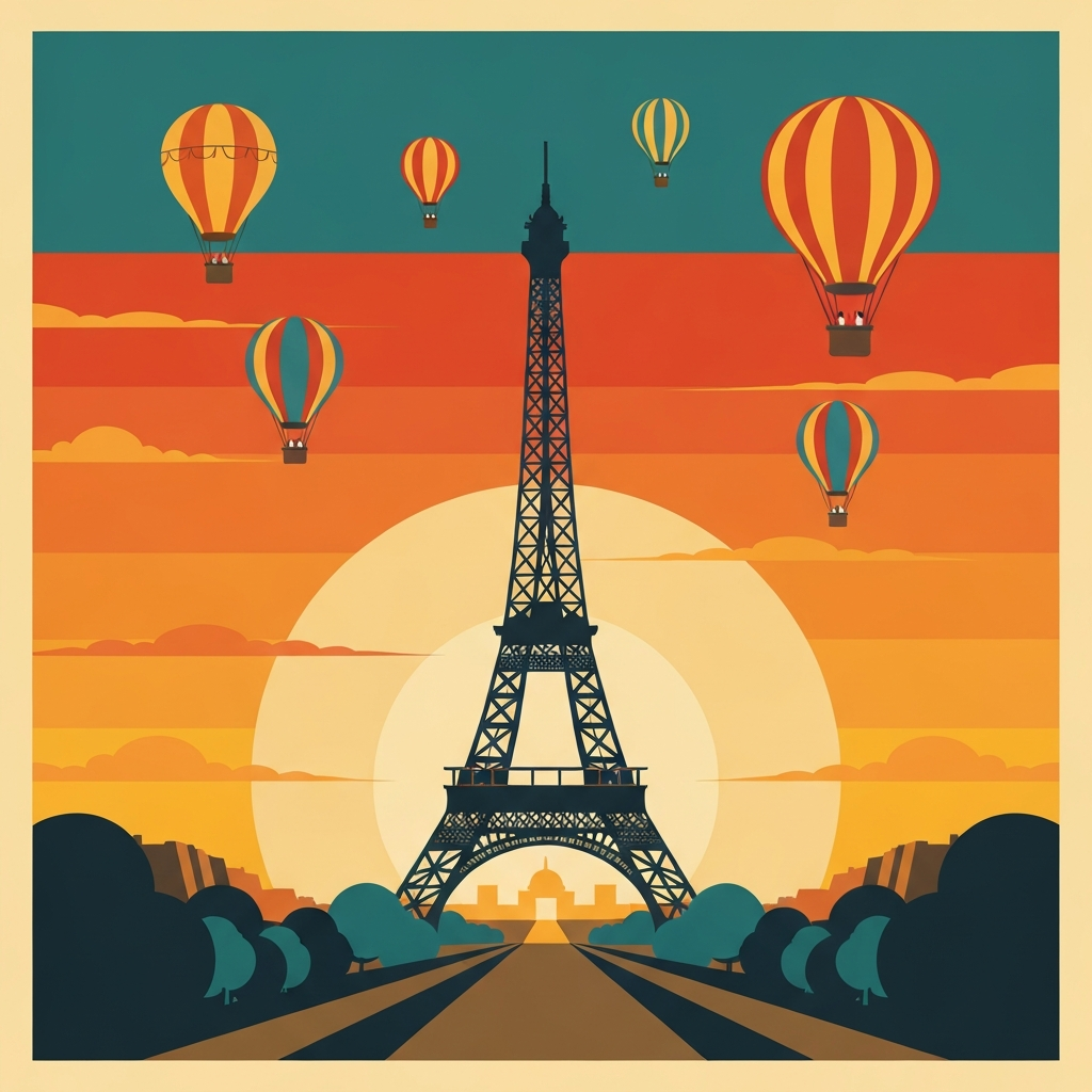 Imagen 4 - Vintage Travel Poster