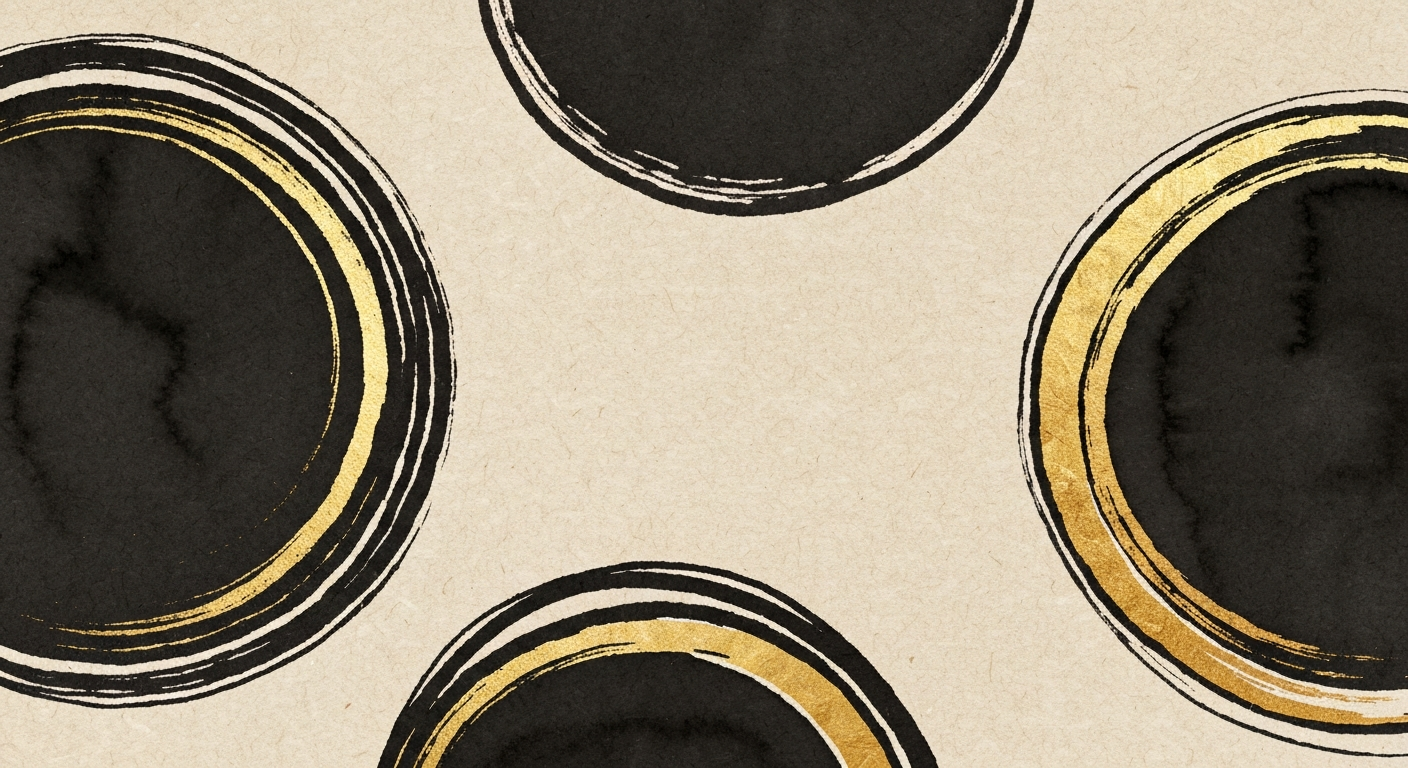 Imagen 4 - Calligraphy / Ink Wash / Gold Leaf