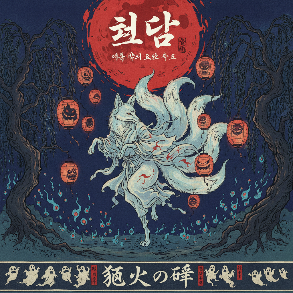 Gemini 2.5 Flash - Ukiyo-e / Ghost / Blue