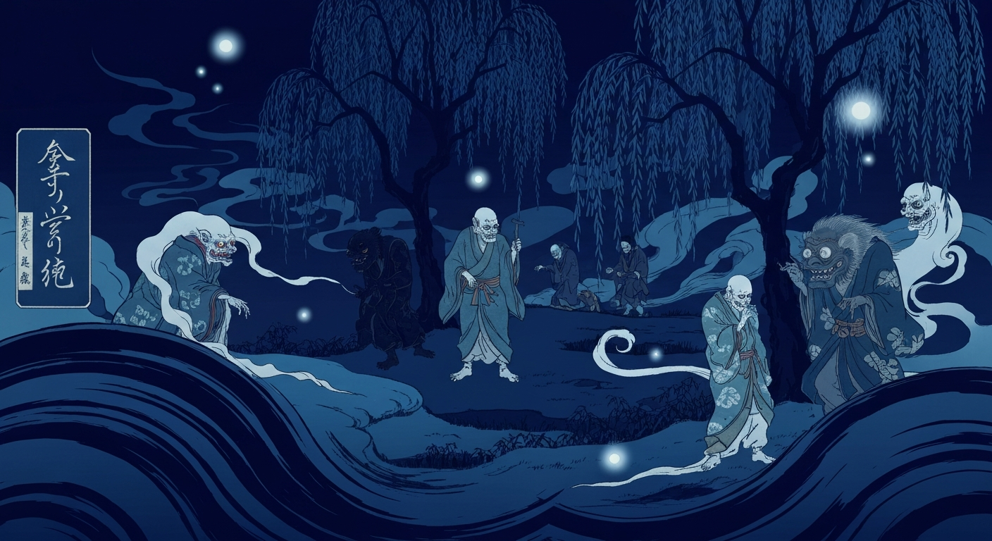 Imagen 4 - Ukiyo-e / Ghost / Blue