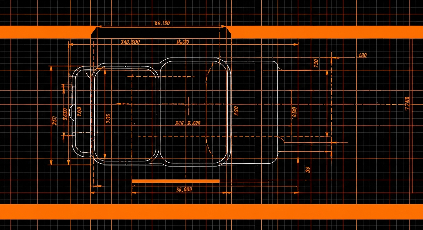 Imagen 4 - Industrial / Blueprint / Orange