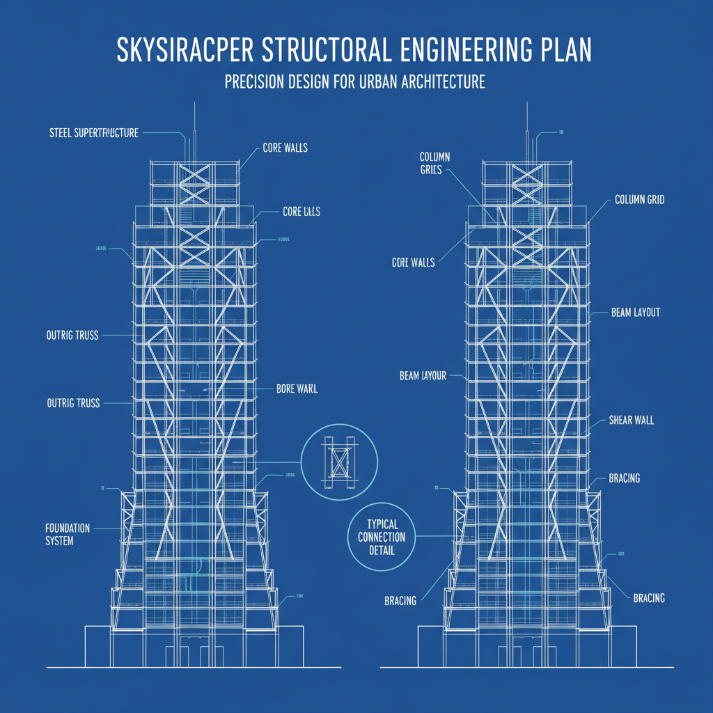 Gemini 2.5 Flash - Blueprint / Architecture / Blue