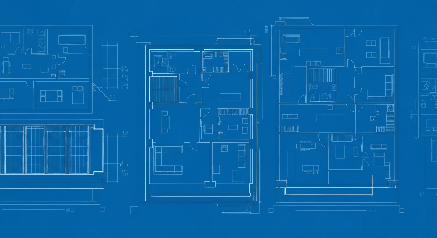 Imagen 4 - Blueprint / Architecture / Blue