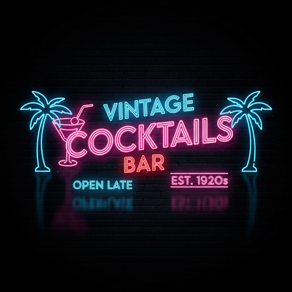 Gemini 2.5 Flash - Neon / Glow / Night