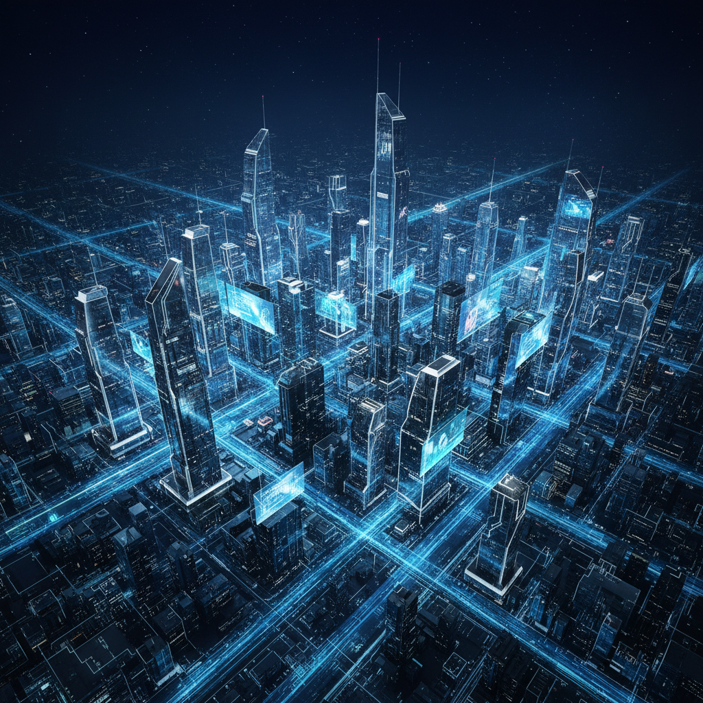 Gemini 2.5 Flash - Cyberpunk / Blue / Circuit