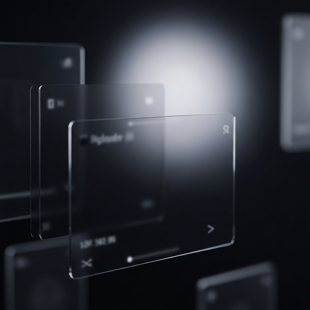 Imagen 4 - Glassmorphism / Dark / Blur