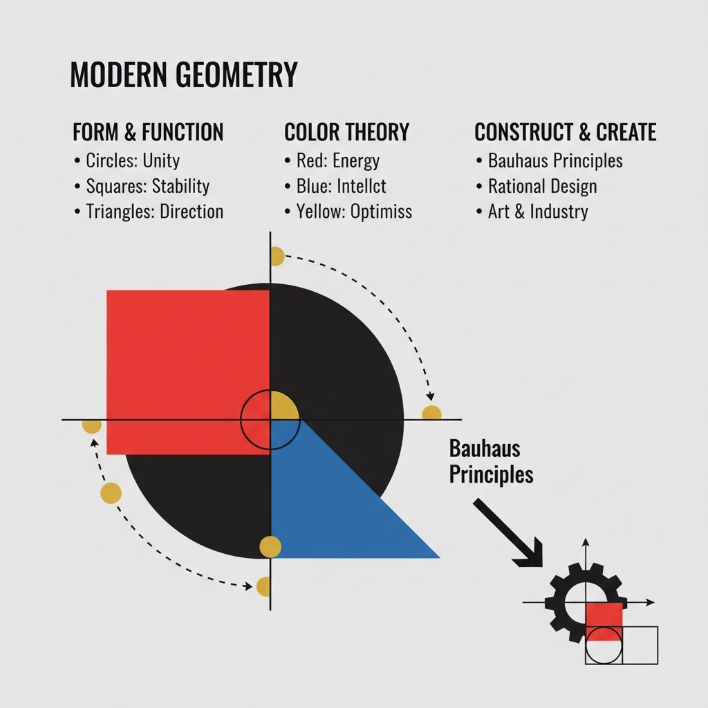 Gemini 2.5 Flash - Geometric Abstraction / Bauhaus / Grain