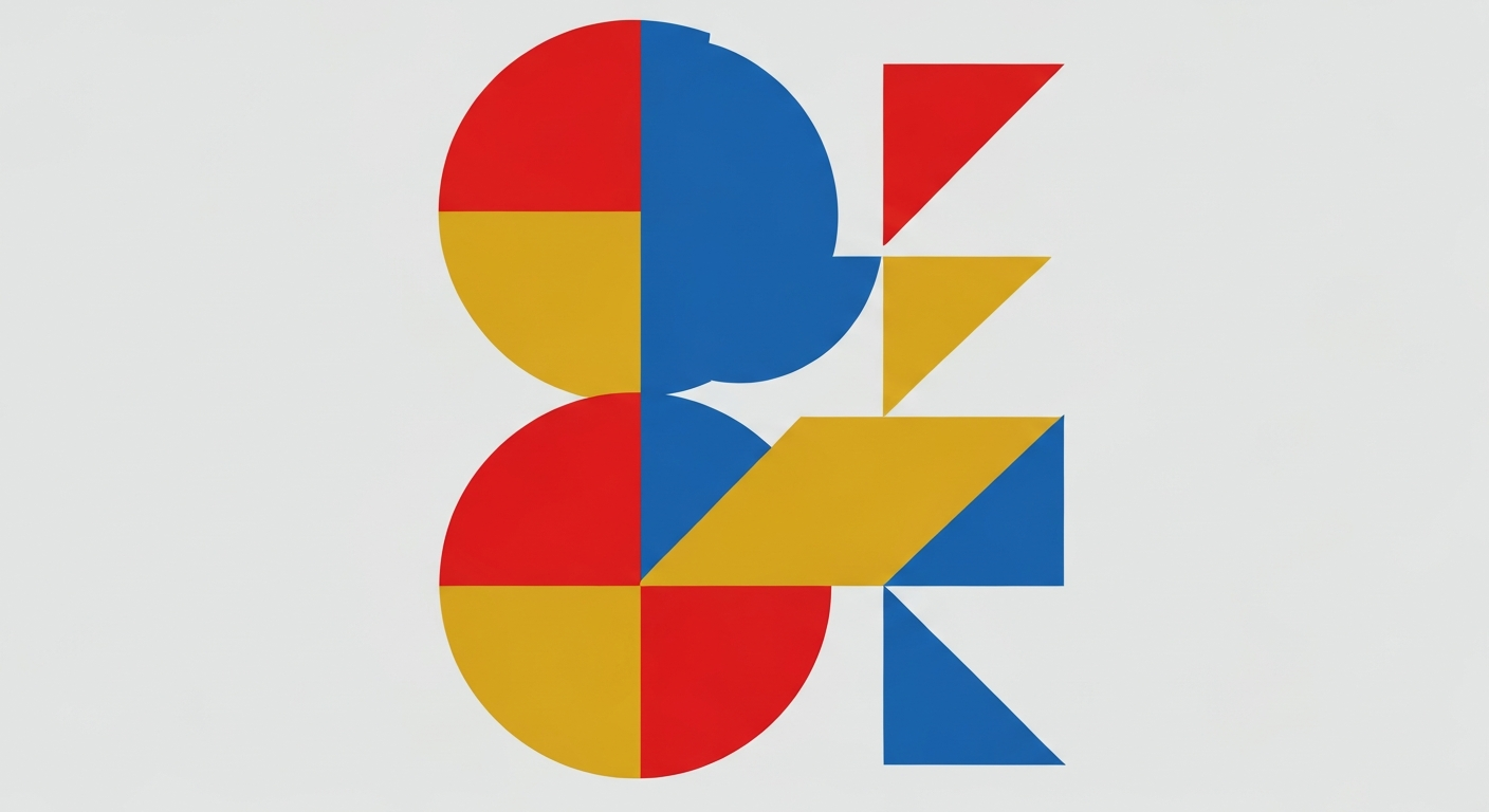 Imagen 4 - Geometric Abstraction / Bauhaus / Grain