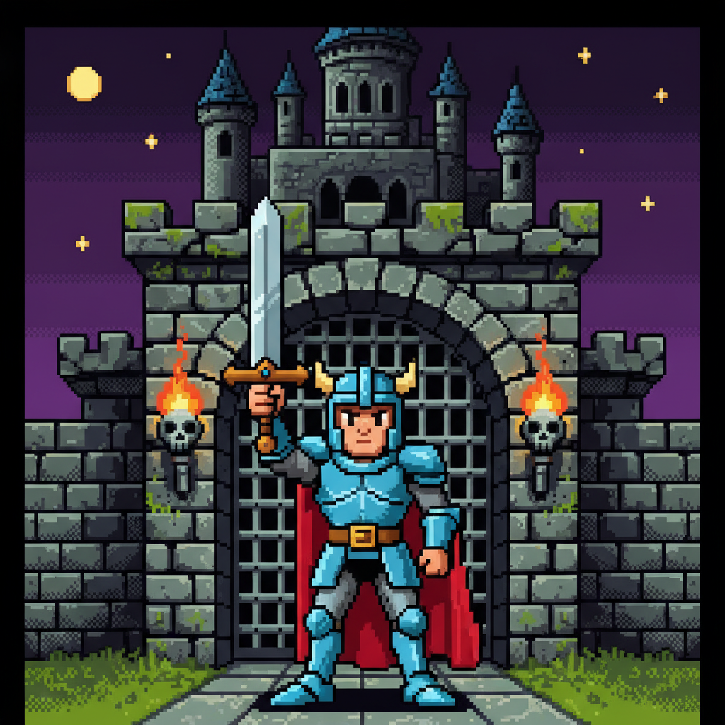 Gemini 2.5 Flash - Pixel Art / 8-bit