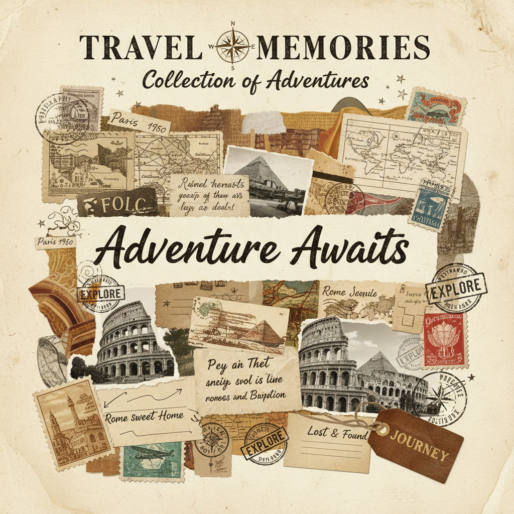 Gemini 2.5 Flash - Collage Mixed Media