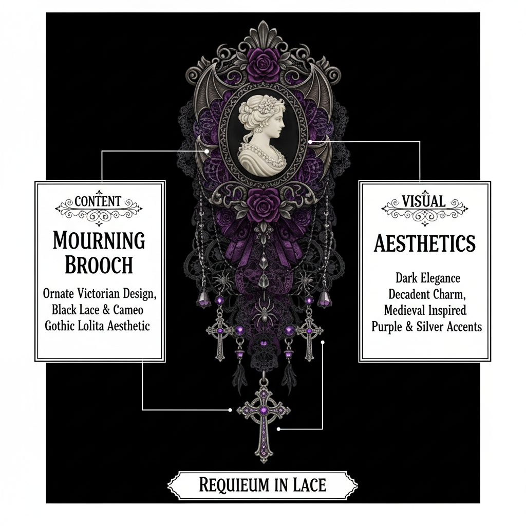 Gemini 2.5 Flash - Gothic / Black / Lace