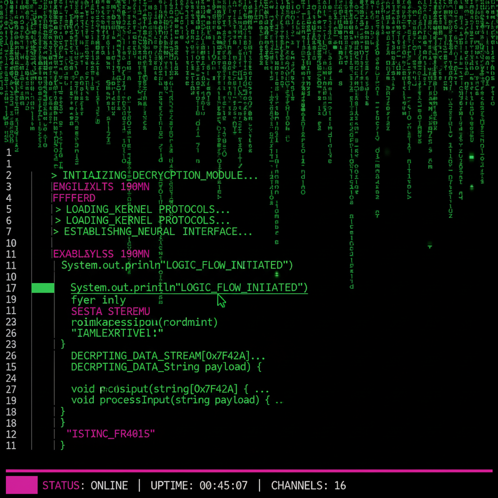 Gemini 2.5 Flash - Coding / Monospace / Green
