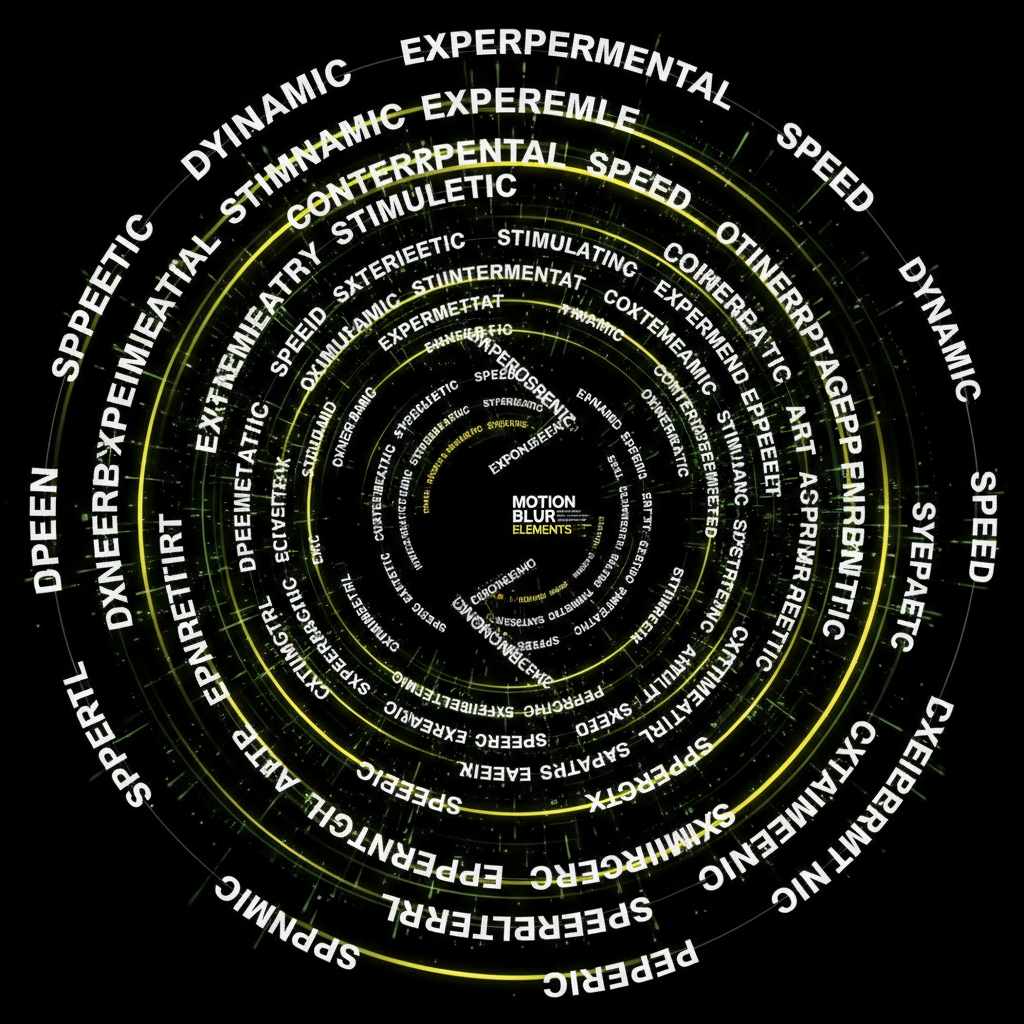 Gemini 2.5 Flash - Kinetic / Motion / Black