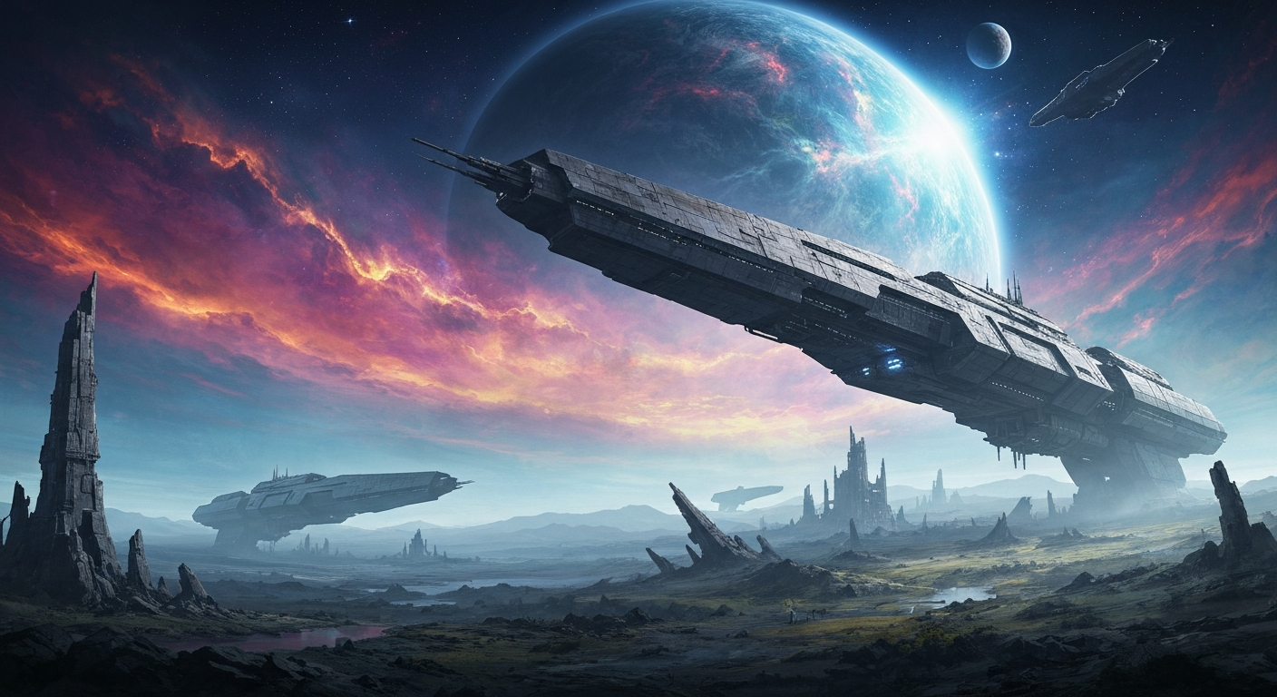 Imagen 4 - Matte Painting / Sci-fi / Panoramic