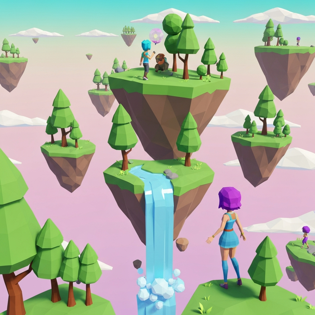 Imagen 4 - Low-poly / Pastel / Game