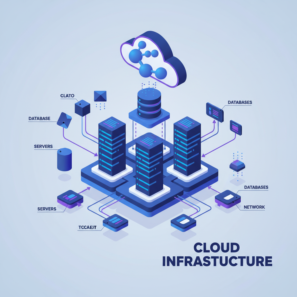 Gemini 2.5 Flash - Isometric Tech